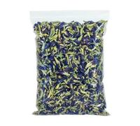 LINJILUO Jabón perfumado con Flor Seca de Guisante de Mariposa Azul, orquídea Mariposa, Vela de Boda, Mezcla Decorativa de Materiales Florales.