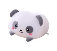 LINJOU Cute Panda Plush Stuffed Squishy Cylindrical Body Pillow, Kids Sleeping Kawaii Pillow(20cm)