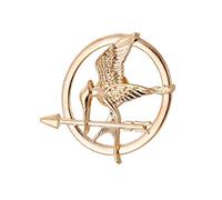 linjunddd Los Juegos del Hambre Mockingjay De La Película Prop Rep Pin (Mockingjay De Oro) Elegante Regalo para Hombre Mujeres
