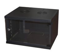 Link Accessori LK1907UN Bastidor de Pared 6U 50kg Negro Estante - Estantería (50 kg, Bastidor de Pared, 6U, Negro, 48,3 cm (19"), Pasivo)