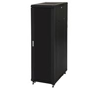 Link Accessori LK1942U610NV Rack o bastidor independiente Negro estante - Estantería (Rack o bastidor independiente, 42U, Negro, 48,3 cm (19"), Cerrado, 600 mm)