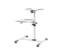 Link Accessori LKBR25 Negro, Blanco Suelo para proyectores - Soportes para proyectores (Sol, 10 kg, Negro, Blanco, 850-1100 mm, 0-35°)