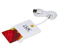 Link Accessori LKCARD02 Interior USB 2.0 Blanco lector de tarjeta inteligente - Lector de tarjetas de memoria (Interior, Blanco, Acrilonitrilo butadieno estireno (ABS), USB 2.0, 83,6 mm, 9,5 mm)