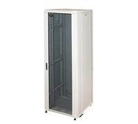 LINK Armario Rack de 19 Pulgadas para Redes 37U (A) 1770, (L) 600, (P) 600, Color Gris Puerta Cristal