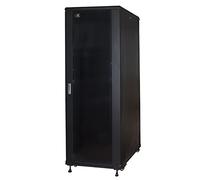 LINK Armario Rack de 19 Pulgadas para Redes 37U (A) 1770, (L) 600, (P) 800 Color Negro Puerta Cristal