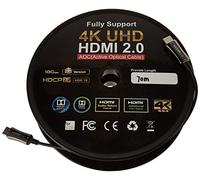 LINK Cable alargador activo AOC de fibra óptica HDMI 2.0 4 K x 2 K 60 Hz macho/macho 70 m