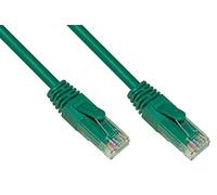 LINK Cable de Red categoría 6 A no apantallado, Utp Awg24, Color Verde, sin halógeno, 0,5 m