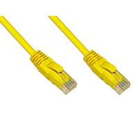 LINK Cable de Red categoría 6 A, sin apantallado, UTP AWG24, Color Amarillo halogenfree, 1 m