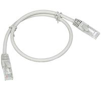 LINK Cable de Red categoría 6 A, sin apantallado, UTP AWG24, Color Gris sin halógenos, 0,5 m