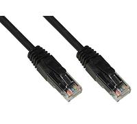 LINK Cable de Red categoría 6 A, sin apantallado, UTP AWG24, Color Negro halogenfree 0,5 m
