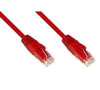 LINK Cable de Red categoría 6 A, sin apantallado, UTP AWG24, Color Rojo halogenfree 3 m