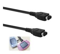 Link Cable para Nintendo Game Boy Color y GBA SP, Cable de Conexión Portátil de 1.2 m para 2 Jugadores (Negro)