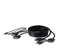 Link Cable Store Belkin F1D9014b10 - Juego de Cables de Reserva de 3 m para switches KVM (DVI, Pantallas duales, F1DN104E, F1DN104F)