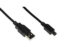 LINK Cable USB 2.0 Mini B de 5 pines para carga o transmisión de datos de cobre, 1 m