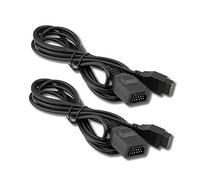 Link-e : 2 X extensión de cable para joystick, mando, controller SEGA Megadrive Genesis Master System