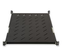 LINK Estante Universal para Armario Rack extraíble sobre rieles telescópicos, 1 Unidad, 650 mm, Color Negro