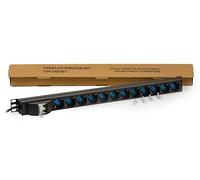 LINK lk10057 regleta Vertical a 12 Puertos para armarios Rack con Interruptor magnetotérmico