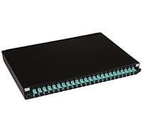 LINK LK24FOSC3 Panel Fibra Óptica 19" con 24 adaptadores SC SIMPLEX OM3 Profundidad 250 mm Color Negro