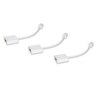 Link LKADAT10B03 - Pack de 3 adaptadores HDMI Tipo A Macho a VGA Hembra con Audio - Blanco - Convertidor de vídeo Full HD 1080p para PC, Monitor y proyector