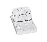 LINK LKBOXFT4 - Caja de 4 Puertos para Conectores de Fibra óptica SC Simplex O LC Duplex para Aplicaciones Ftth