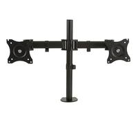 LINK LKBR07 - Brazo de Soporte de Mesa con Abrazadera para 2 monitores de 13 a 27 Pulgadas, hasta 8 kg, con 3 articulaciones.
