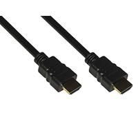 LINK LKCHDMI102 - Cable Hdmi 2.0 Uhd 4Kx2K 60Hz 3D Ethernet + 18Gbps para portátiles, PC, HDTV, Negro, 1 m