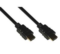 LINK LKCHDMI15003 - Pack de 3 cables HDMI 4K 30Hz 3D con Ethernet - 15m, contactos dorados, negro - Compatible PC, Notebook, HDTV