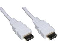 LINK LKCHDMI50B03 - Pack de 3 cables HDMI 4K 5m - Contactos Dorados, Blanco - Compatible PC, Notebook, HDTV