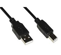LINK LKCUSB3N - Cable USB 2.0, Conectores A-B de Cobre, 3 m, Color Negro