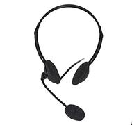 LINK LKHS03 Auriculares con micrófono orientable, Conector 1 x 3,5 mm y Control del Volumen