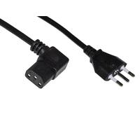 LINK lkit18d Cable Alimentación Enchufe Italiana tripolar 10 A - Enchufe 90 Grados IEC, 1.8