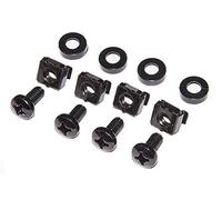 LINK lkkit50vn Kit de 50 Tornillos, Tuercas y Arandelas para instalación en armarios Rack de 19, Negro