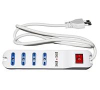 LINK lkmp04usb regleta 4 enchufes universales ITA 10/16 A a Enchufe 16 A con Interruptor con 2 enchufes USB