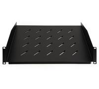 LINK lkrip350 N2u Estante para Armario de 19, Profundidad 350 mm, 2 Unita', Negro