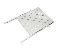 LINK lkrip550eg Estante Universal para Armario Rack extraíble sobre raíles telescópicos, 550 mm, Gris