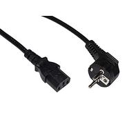 Link LKSK01 Cable de alimentación de 1 m de Enchufe alemán 90 Grados - Toma IEC Hembra