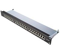LINK Panel Patch de 19 Pulgadas, apantallado, 24 Puertos RJ45, para Redes categoría 6A