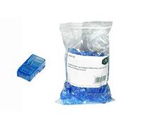 LINK Paquete de 100 Conectores de 8 Polos Cat 5e UTP no apantallado RJ45 Azul