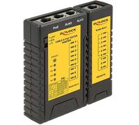 Link R10165 - Comprobador para Cables de Red y PoE, Color Negro