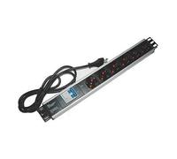 Link * regleta Alimentación para rack 19 con 6 tomas universales tripolari/schuko magnetotermica