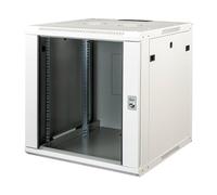 Link Seguridad y Protección Marca Modelo ARMADIO Rack 19 9 Unita DA Muro per RETI MM (A) 510 X (L) 600 X (P) 450 MM Colore Grigio Porta VETRO
