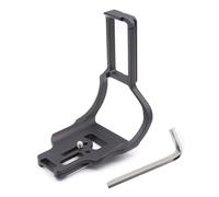Link - Soporte en L de aluminio para cámaras DSLR con trípode de agarre de batería