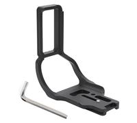 Link - Soporte en L de aluminio para cámaras DSLR con trípode de agarre de batería