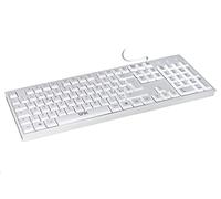 LINK - Teclado italiano de 105 teclas, color blanco, conector USB
