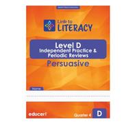 Link to Literacy Level D: Independent Practice and Review Workbook For English Learners - Reading, Writing, Language, Vocabulary, Listening & Speaking (Quarter 4)