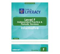 Link to Literacy Level F: Independent Practice and Review Workbook For English Learners - Reading, Writing, Language, Vocabulary, Listening & Speaking (Quarter 2)