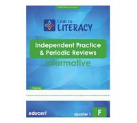 Link to Literacy Level F: Independent Practice and Review Workbook For English Learners - Reading, Writing, Language, Vocabulary, Listening & Speaking (Quarter 1)