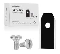 Linkbro - Cuchillas de repuesto para robot cortacésped (30 tornillos, 30 unidades, para cortacésped Husqvarna Automower, 30 unidades)
