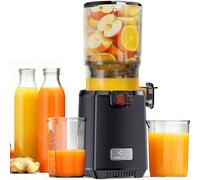 LINKChef Licuadora Slow Juicer con Boca Ancha 130 mm, Extractor de Zumos y Verduras, Capacidad 1,8 L, 250W Juicer Machine Silenciosa con Función Inversa, Fácil de Limpiar, Sin BPA
