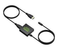 LiNKFOR Extractor de Audio HDMI eARC ARC,192Khz Convertidor HDMI a Óptico Toslink Compatible con PCM 2.0,Dolby 5.1 y DTS 5.1 para Sondbar y TV con Interfaz eARC ARC